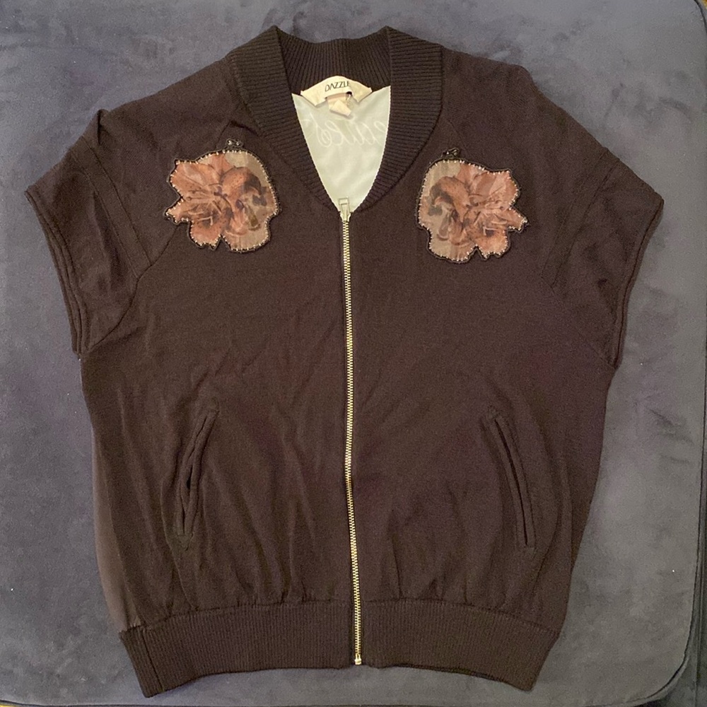 Dazzle zip up top